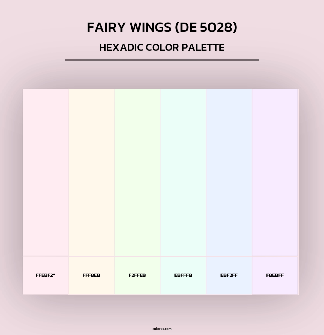 Fairy Wings (DE 5028) - Hexadic Color Palette