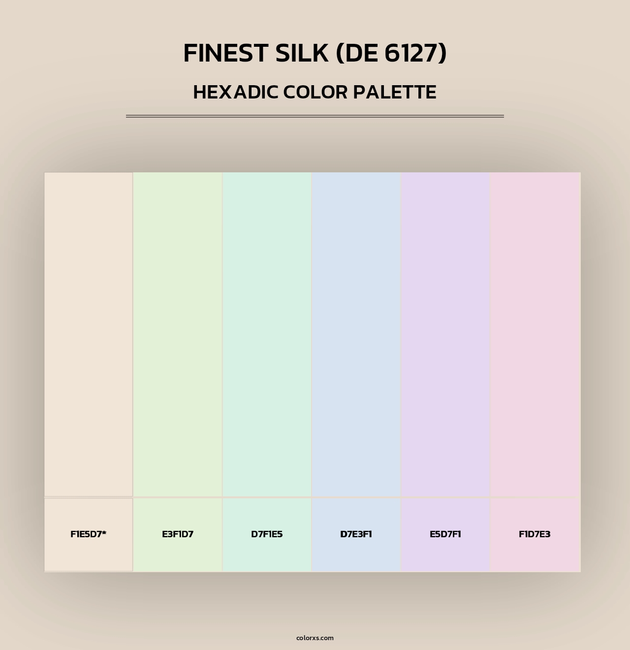Finest Silk (DE 6127) - Hexadic Color Palette