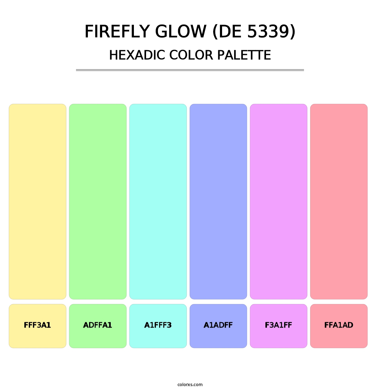 Firefly Glow (DE 5339) - Hexadic Color Palette