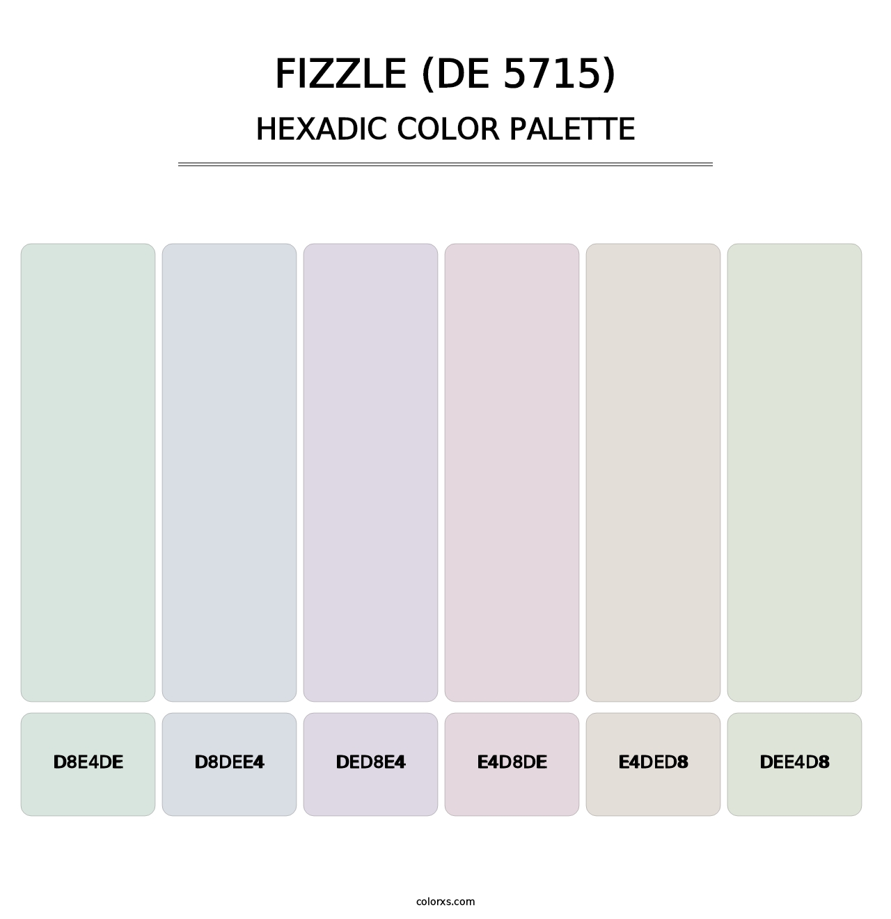 Fizzle (DE 5715) - Hexadic Color Palette