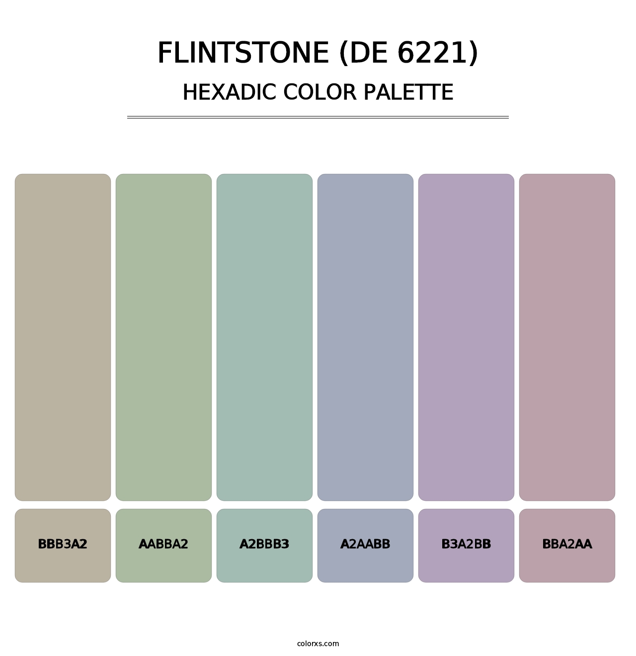 Flintstone (DE 6221) - Hexadic Color Palette