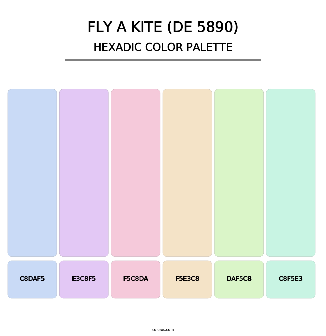 Fly a Kite (DE 5890) - Hexadic Color Palette