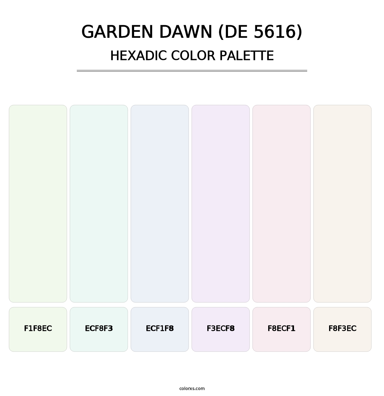 Garden Dawn (DE 5616) - Hexadic Color Palette