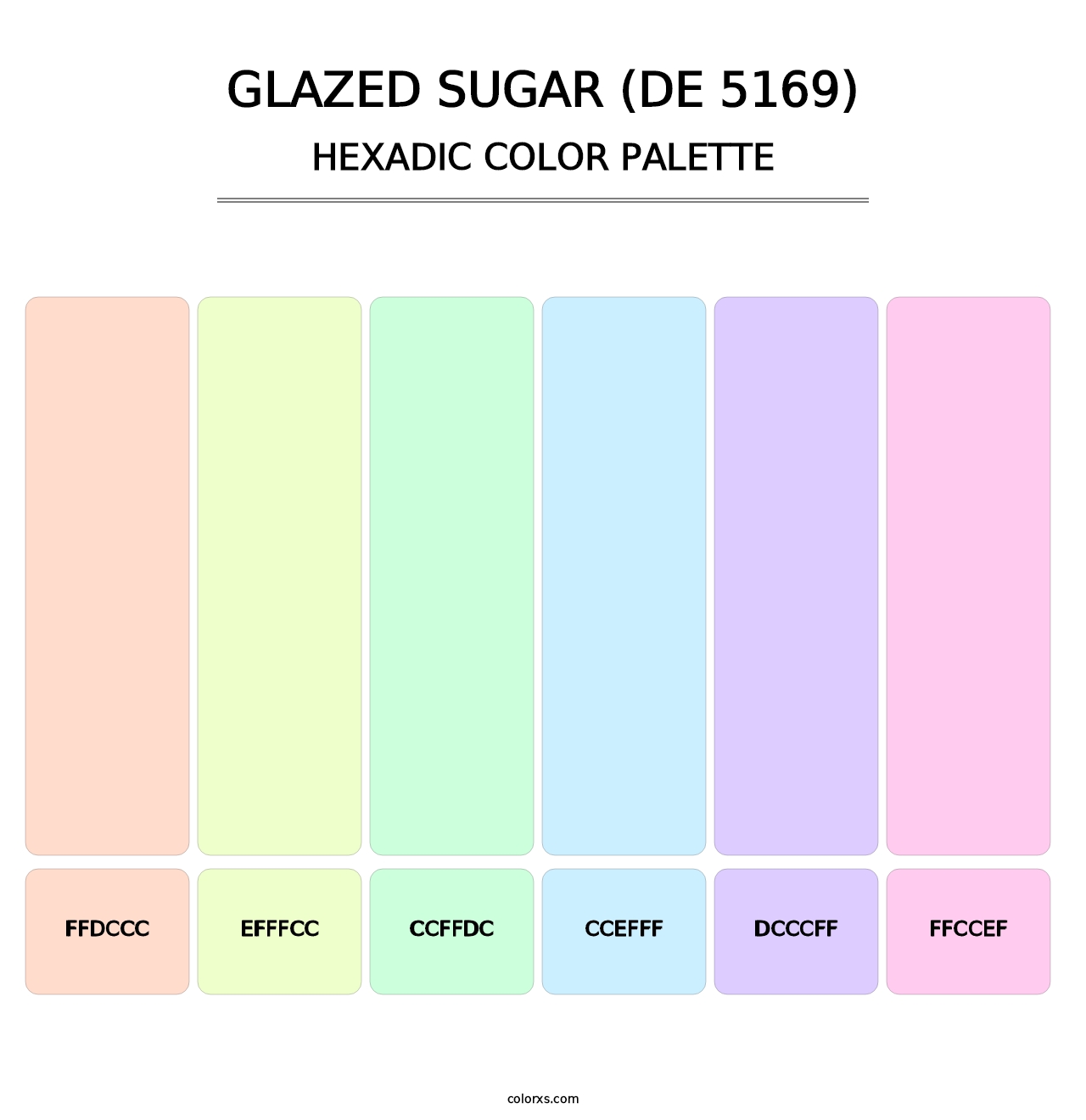 Glazed Sugar (DE 5169) - Hexadic Color Palette