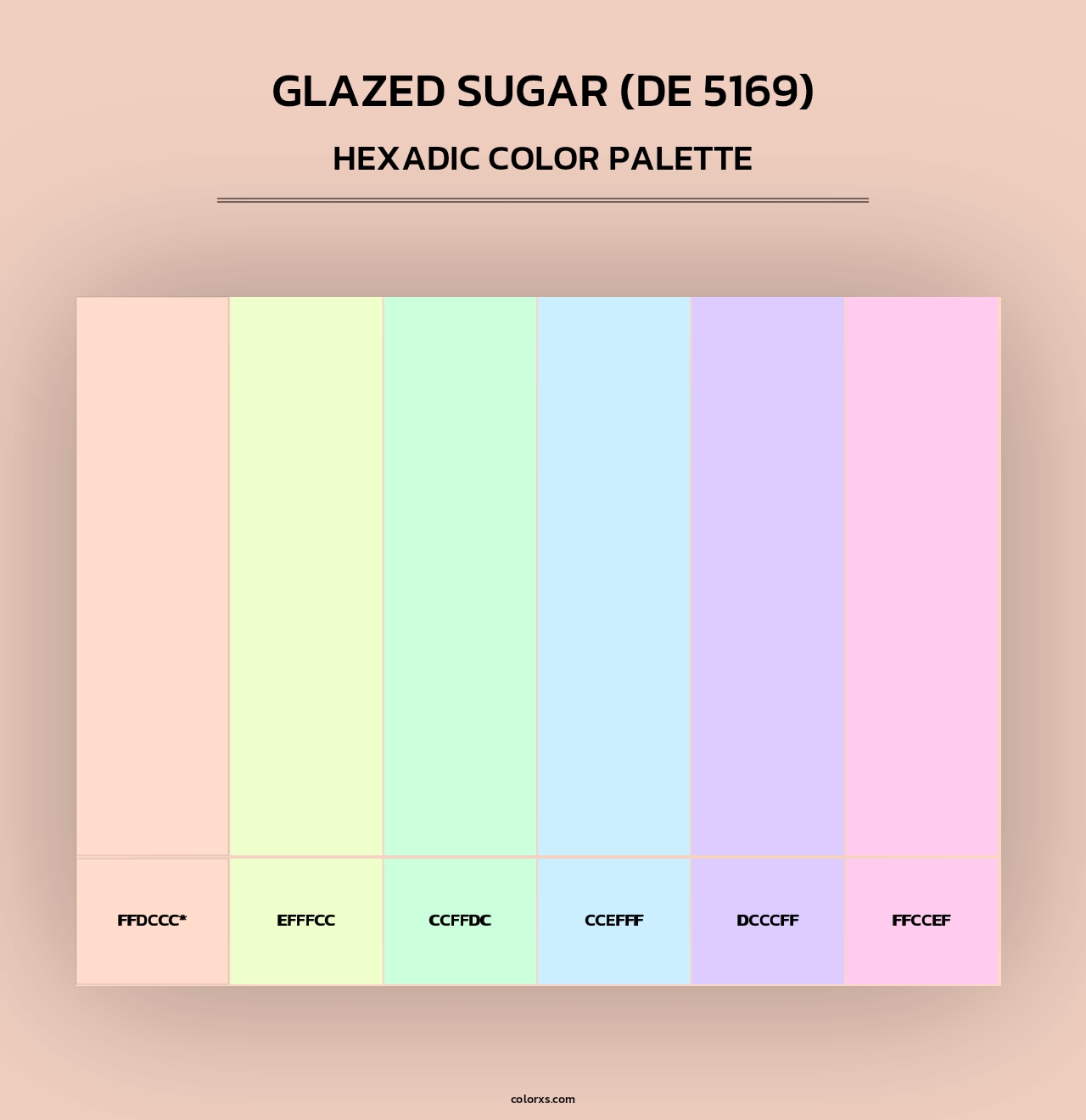 Glazed Sugar (DE 5169) - Hexadic Color Palette