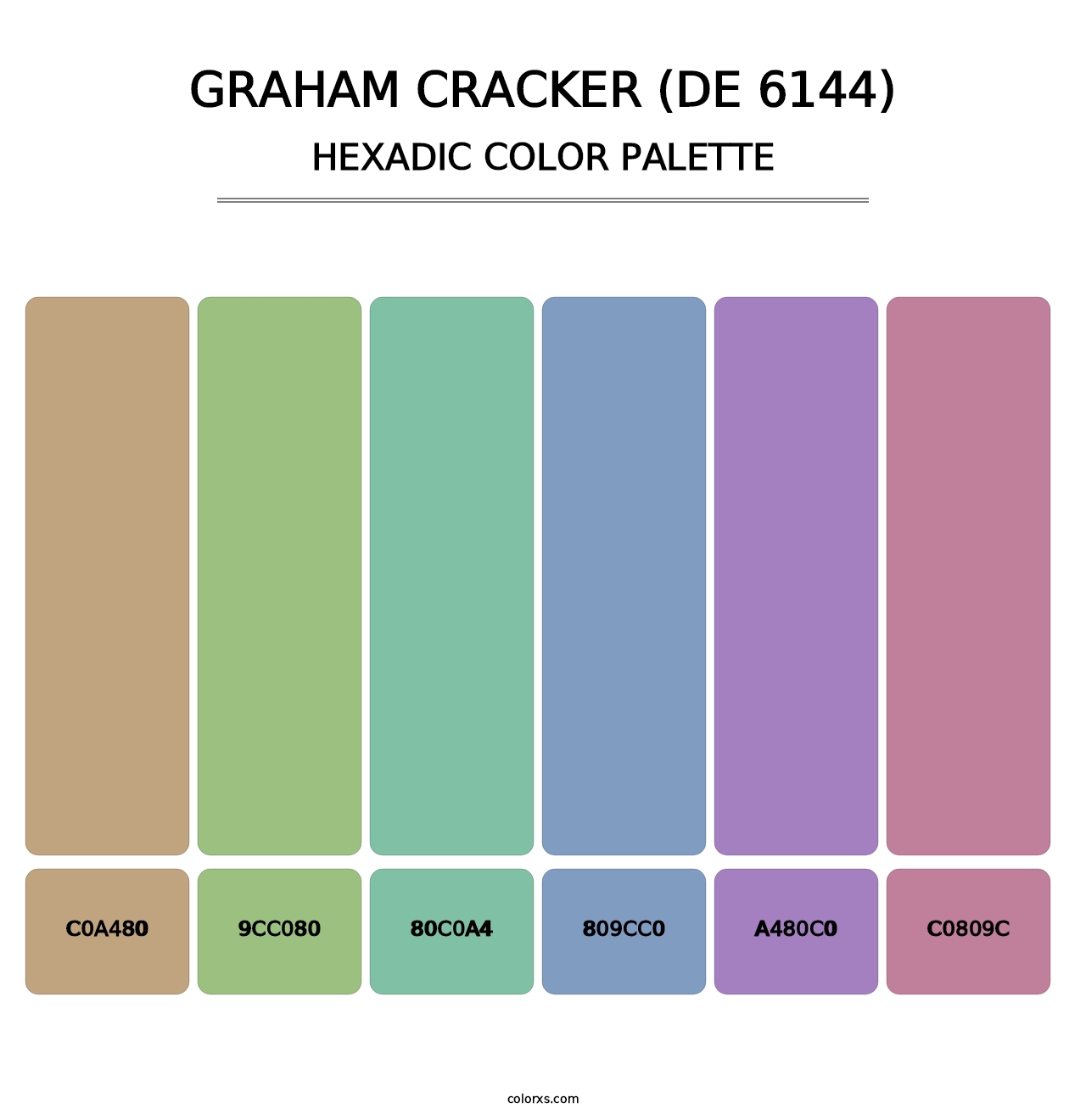 Graham Cracker (DE 6144) - Hexadic Color Palette