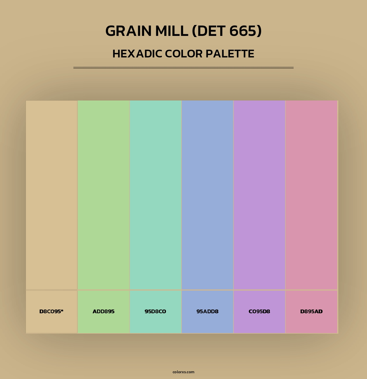 Grain Mill (DET 665) - Hexadic Color Palette