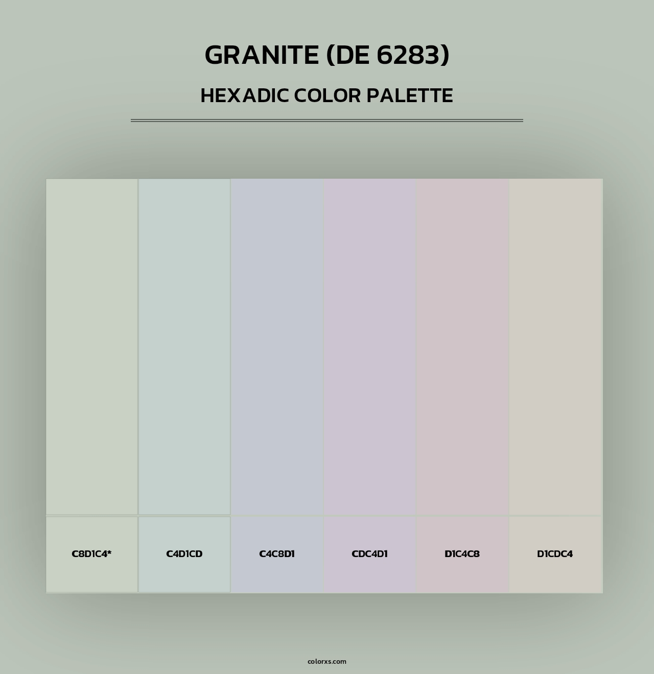 Granite (DE 6283) - Hexadic Color Palette