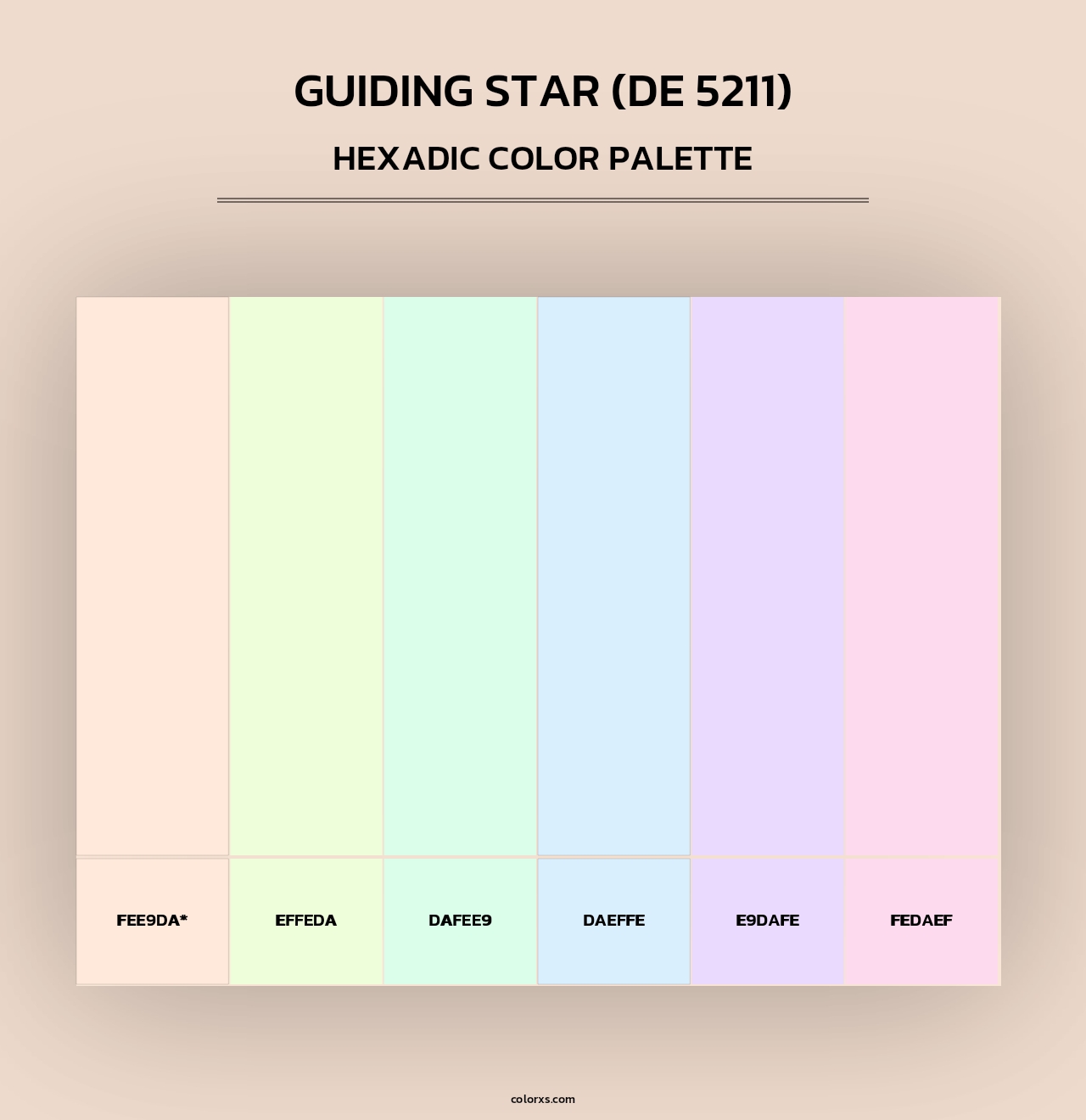 Guiding Star (DE 5211) - Hexadic Color Palette