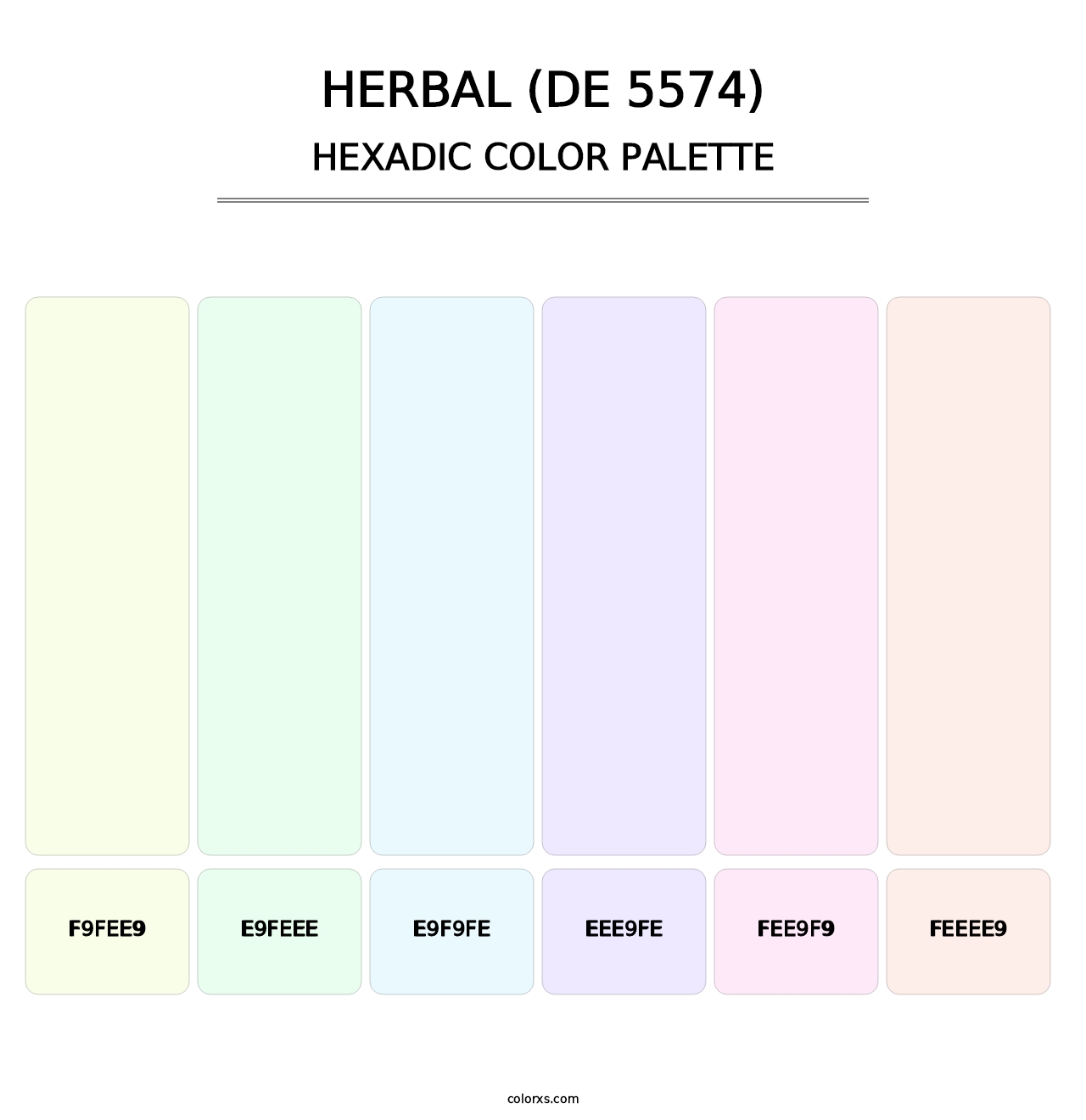 Herbal (DE 5574) - Hexadic Color Palette