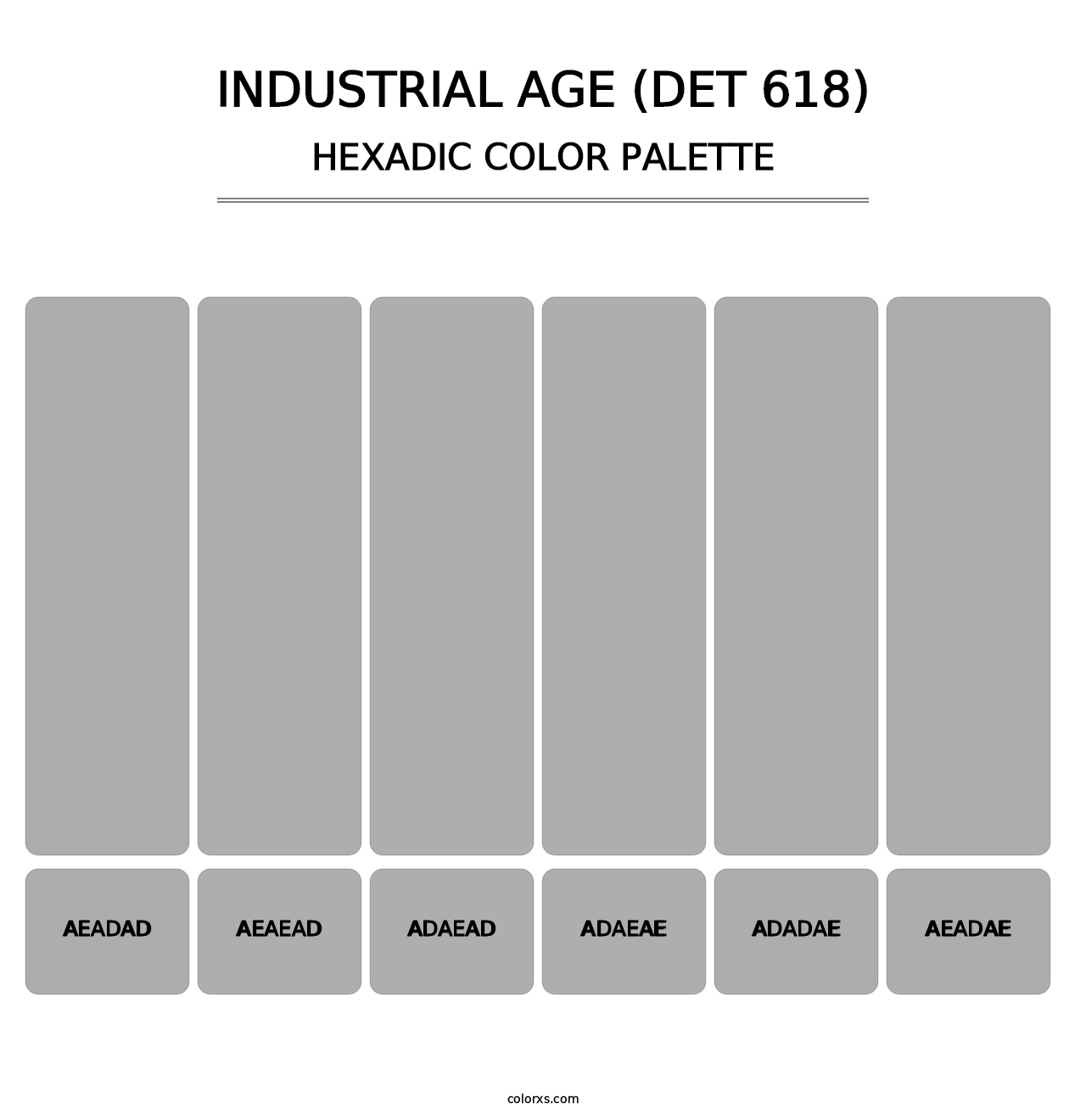 Industrial Age (DET 618) - Hexadic Color Palette