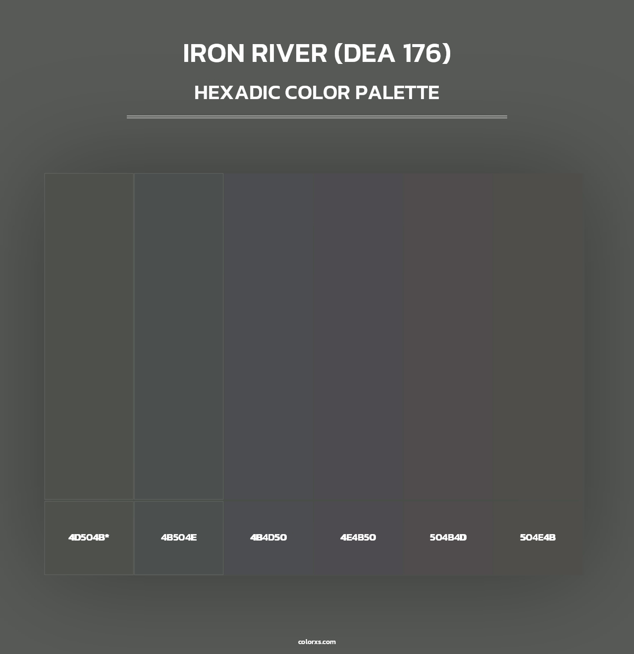 Iron River (DEA 176) - Hexadic Color Palette