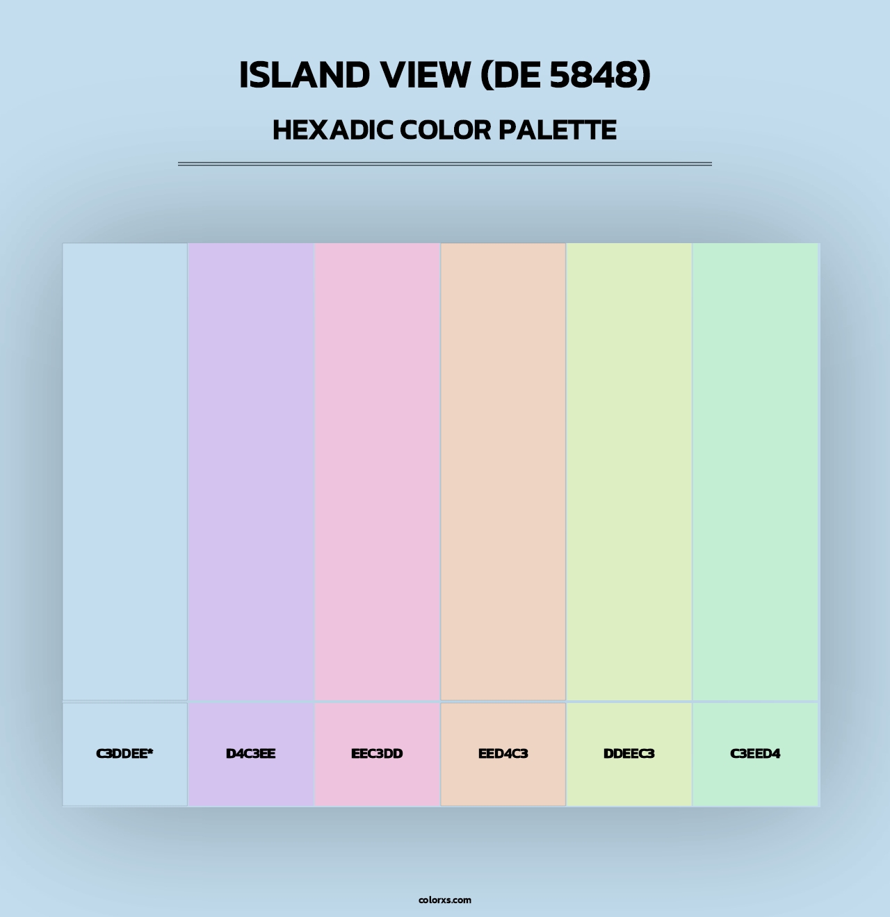 Island View (DE 5848) - Hexadic Color Palette