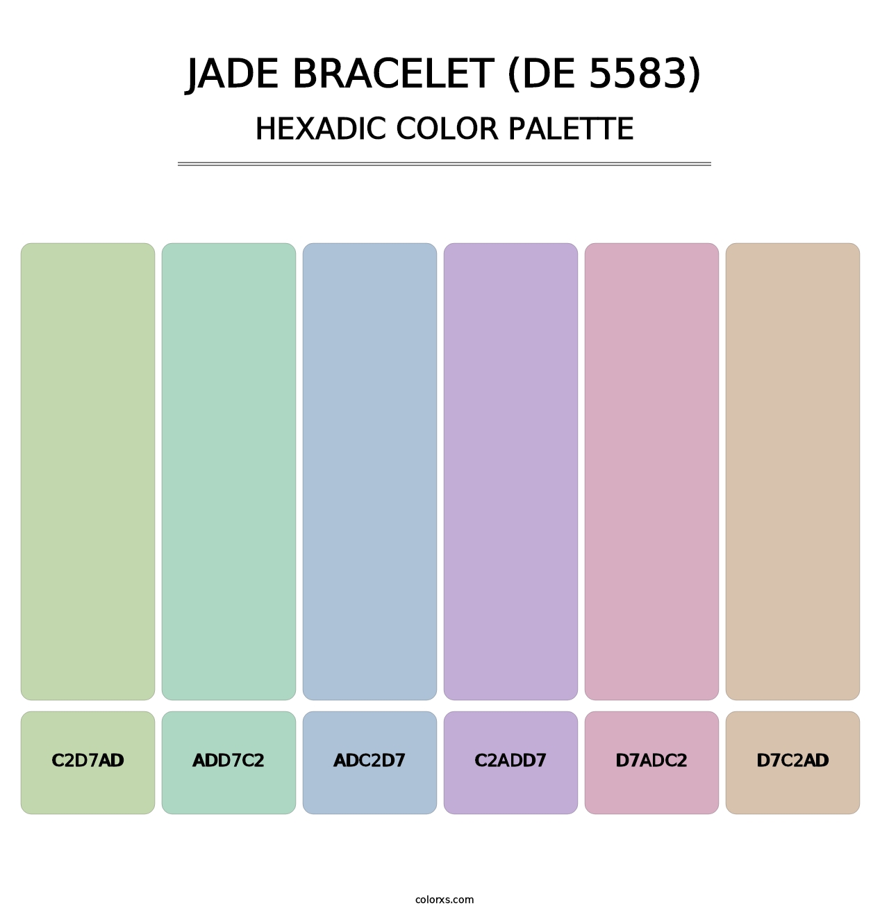 Jade Bracelet (DE 5583) - Hexadic Color Palette
