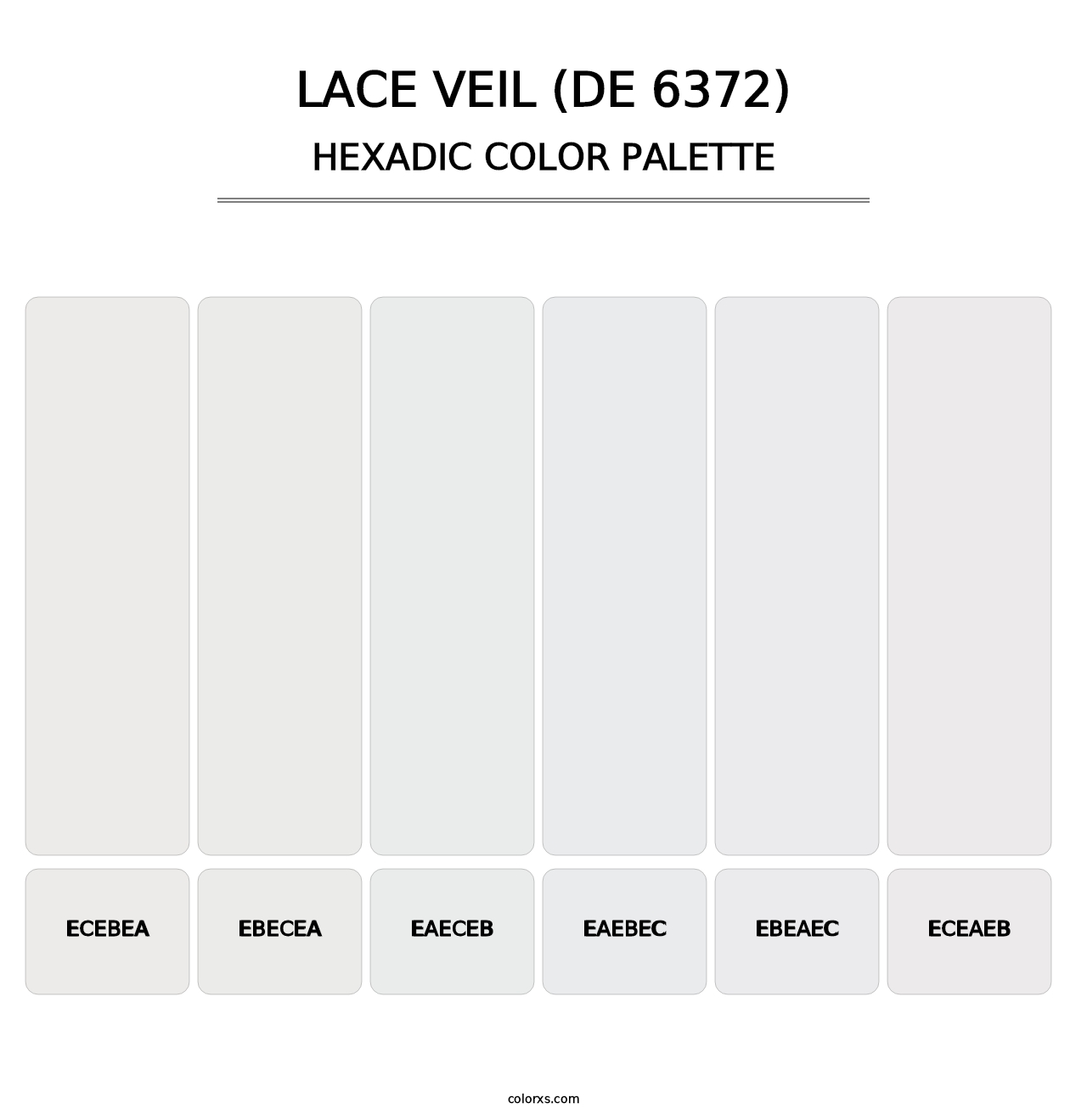 Lace Veil (DE 6372) - Hexadic Color Palette