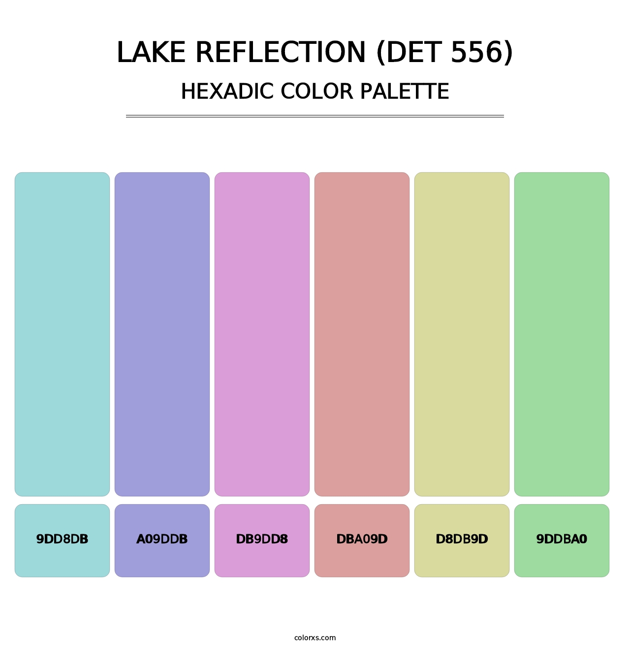 Lake Reflection (DET 556) - Hexadic Color Palette