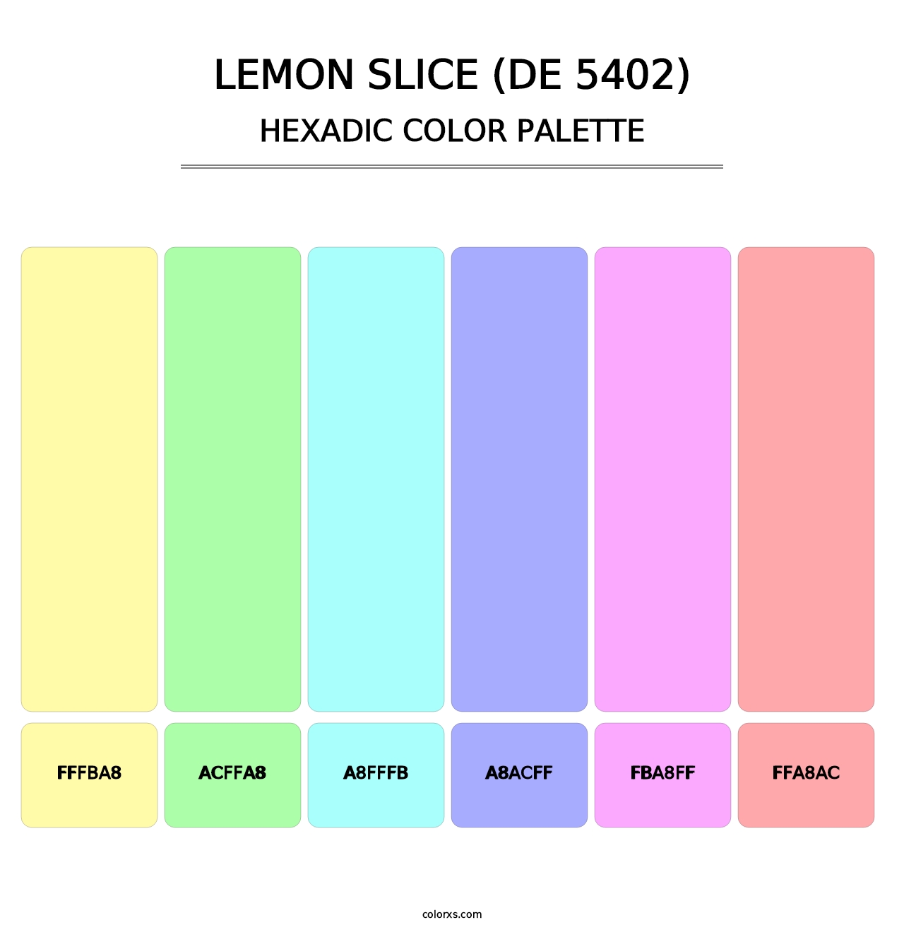 Lemon Slice (DE 5402) - Hexadic Color Palette