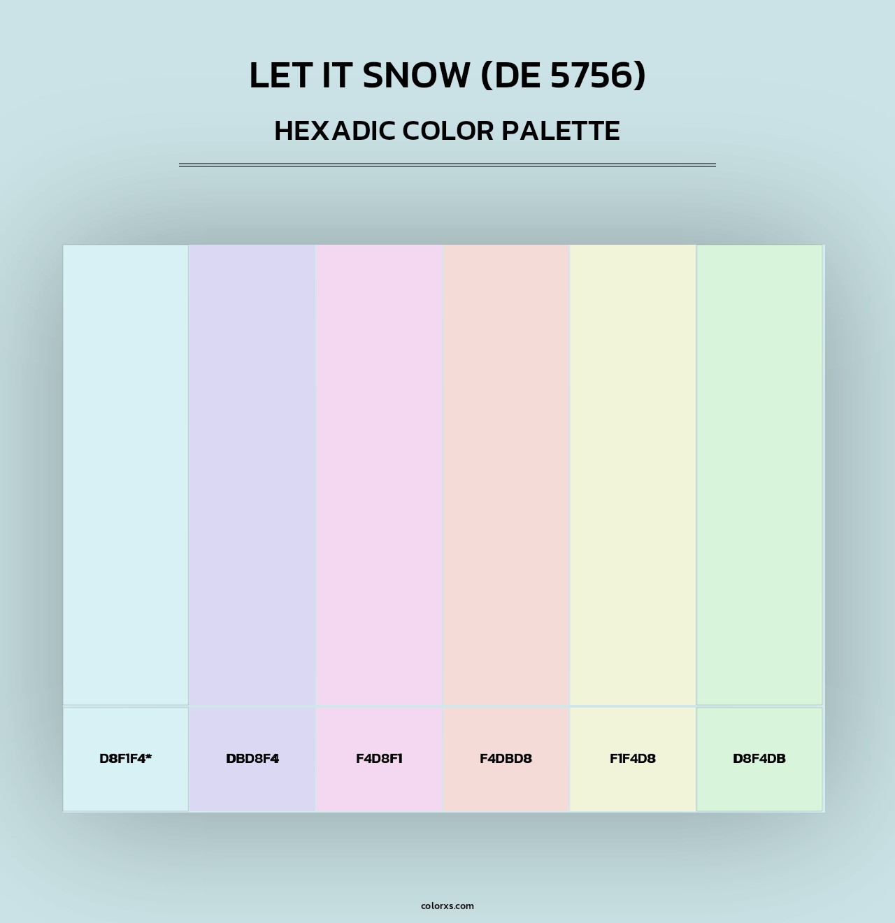 Let it Snow (DE 5756) - Hexadic Color Palette