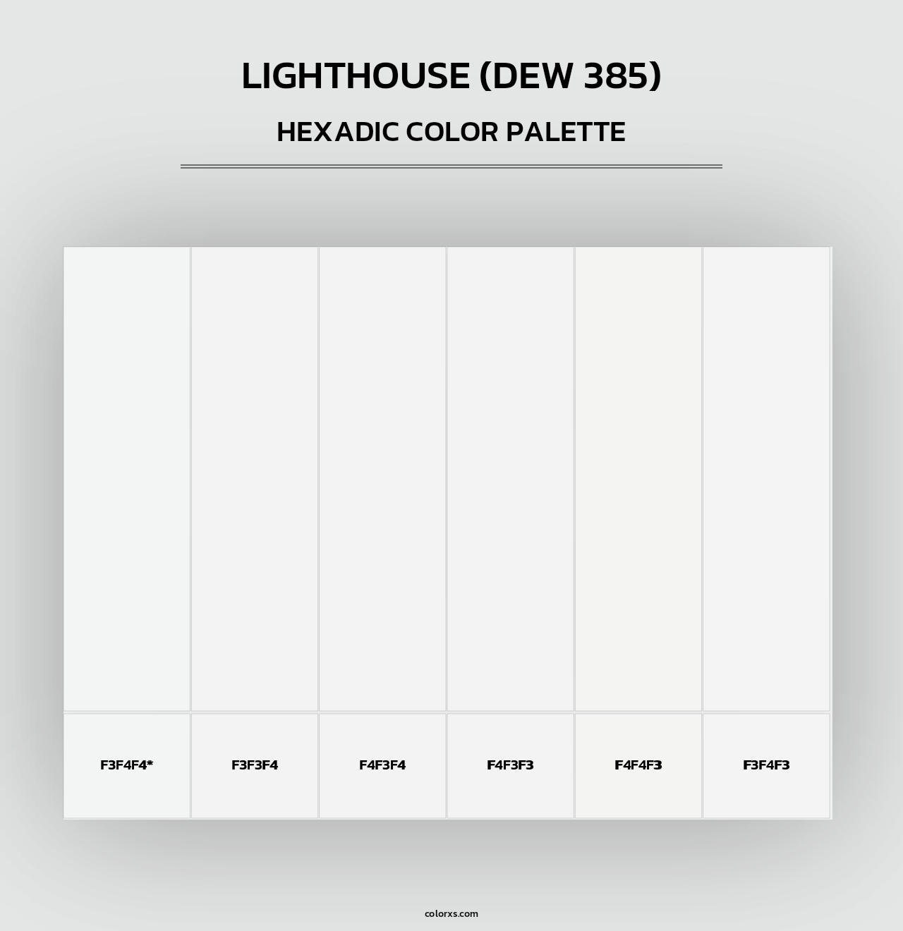 Lighthouse (DEW 385) - Hexadic Color Palette