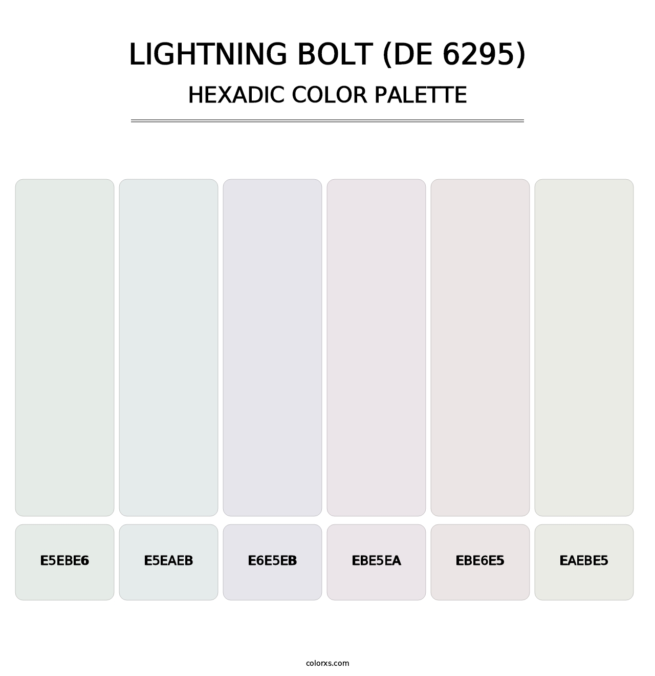 Lightning Bolt (DE 6295) - Hexadic Color Palette