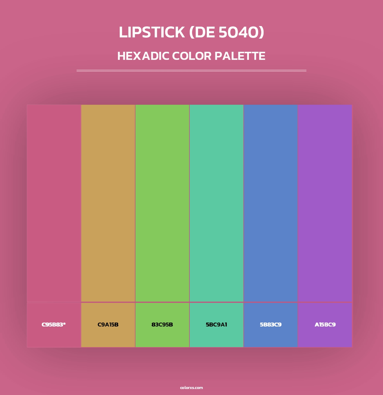 Lipstick (DE 5040) - Hexadic Color Palette