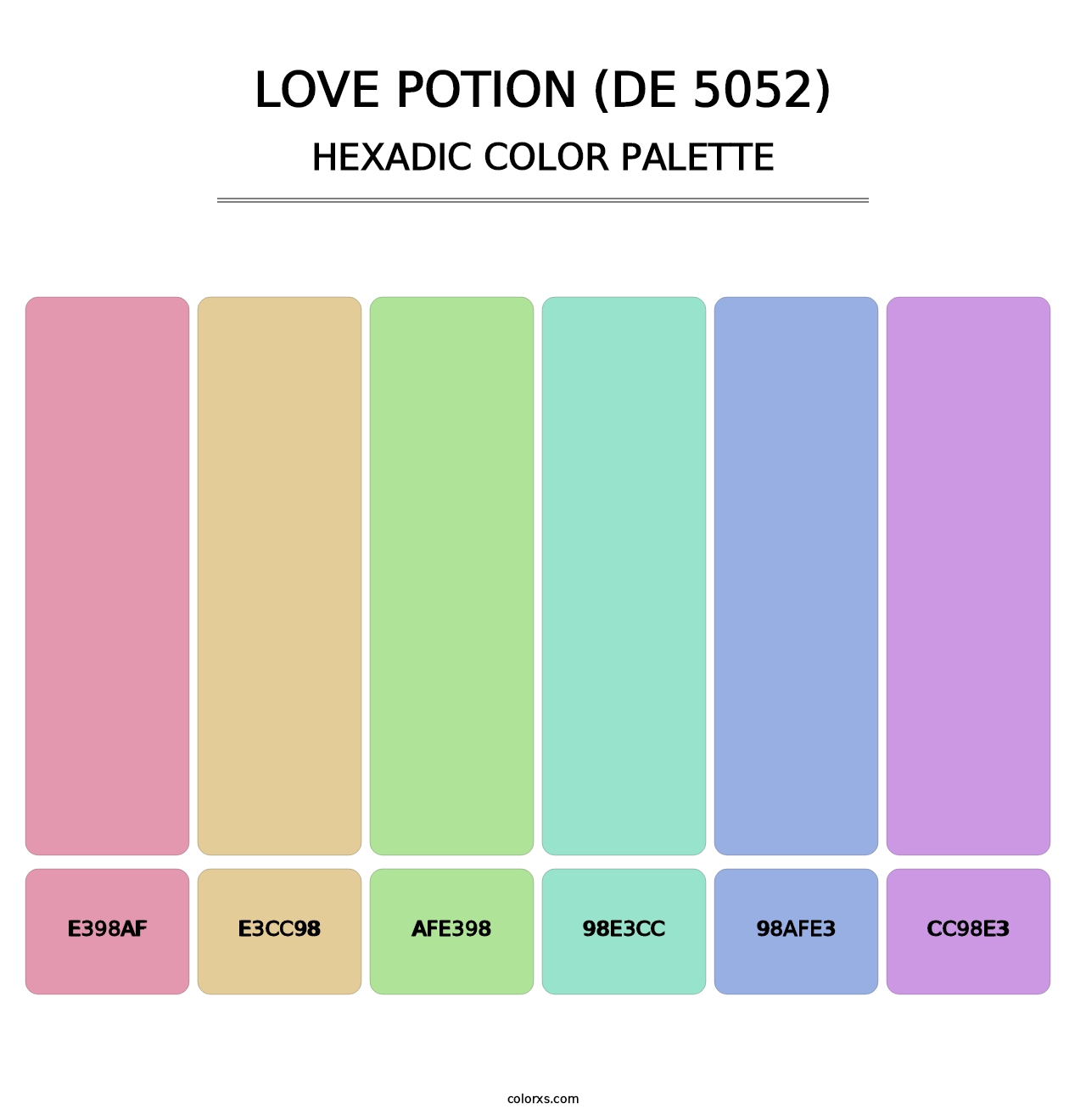 Love Potion (DE 5052) - Hexadic Color Palette