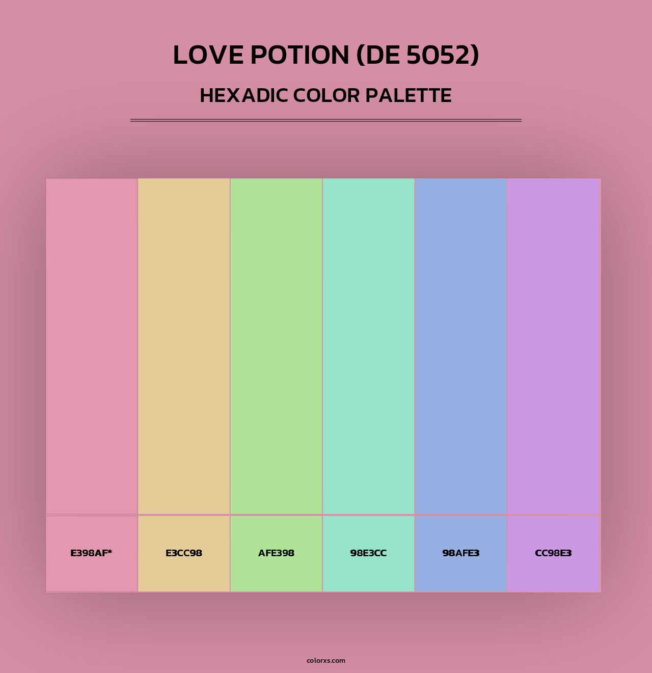 Love Potion (DE 5052) - Hexadic Color Palette