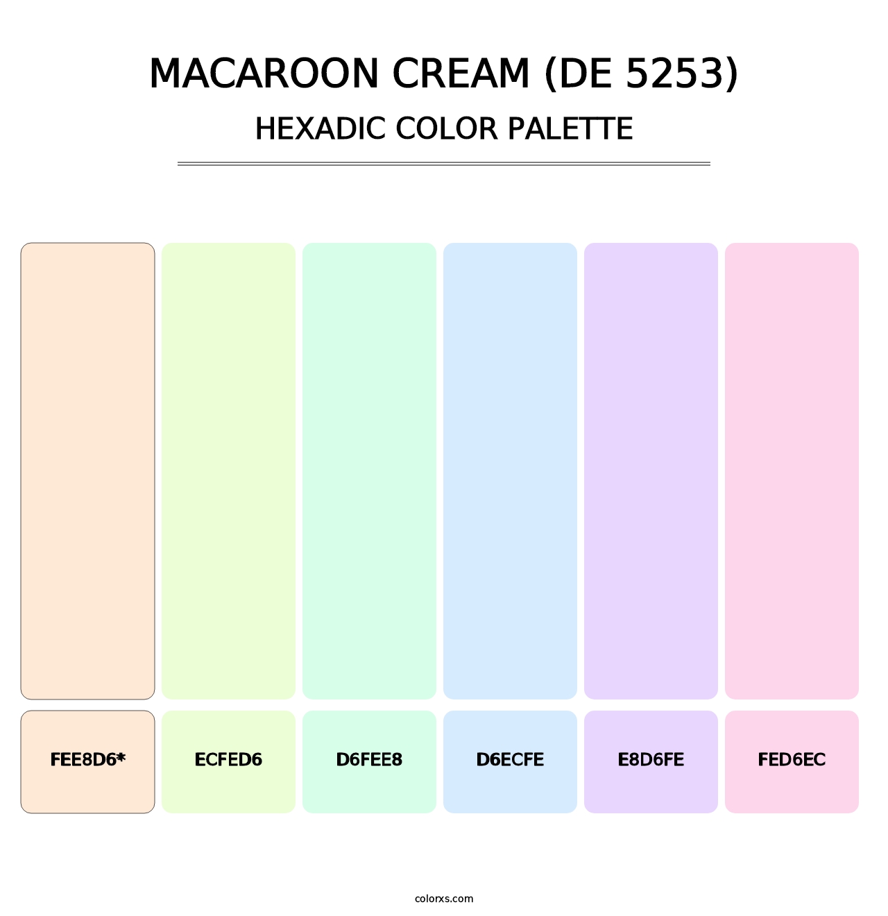 Macaroon Cream (DE 5253) - Hexadic Color Palette