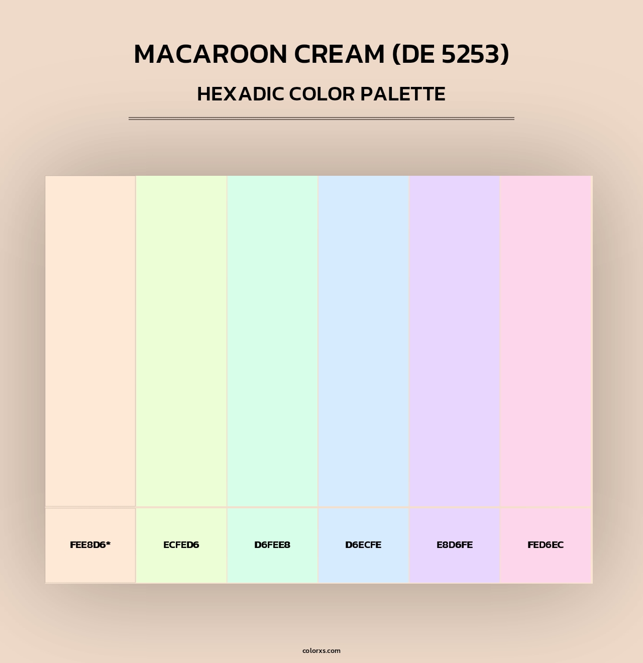 Macaroon Cream (DE 5253) - Hexadic Color Palette