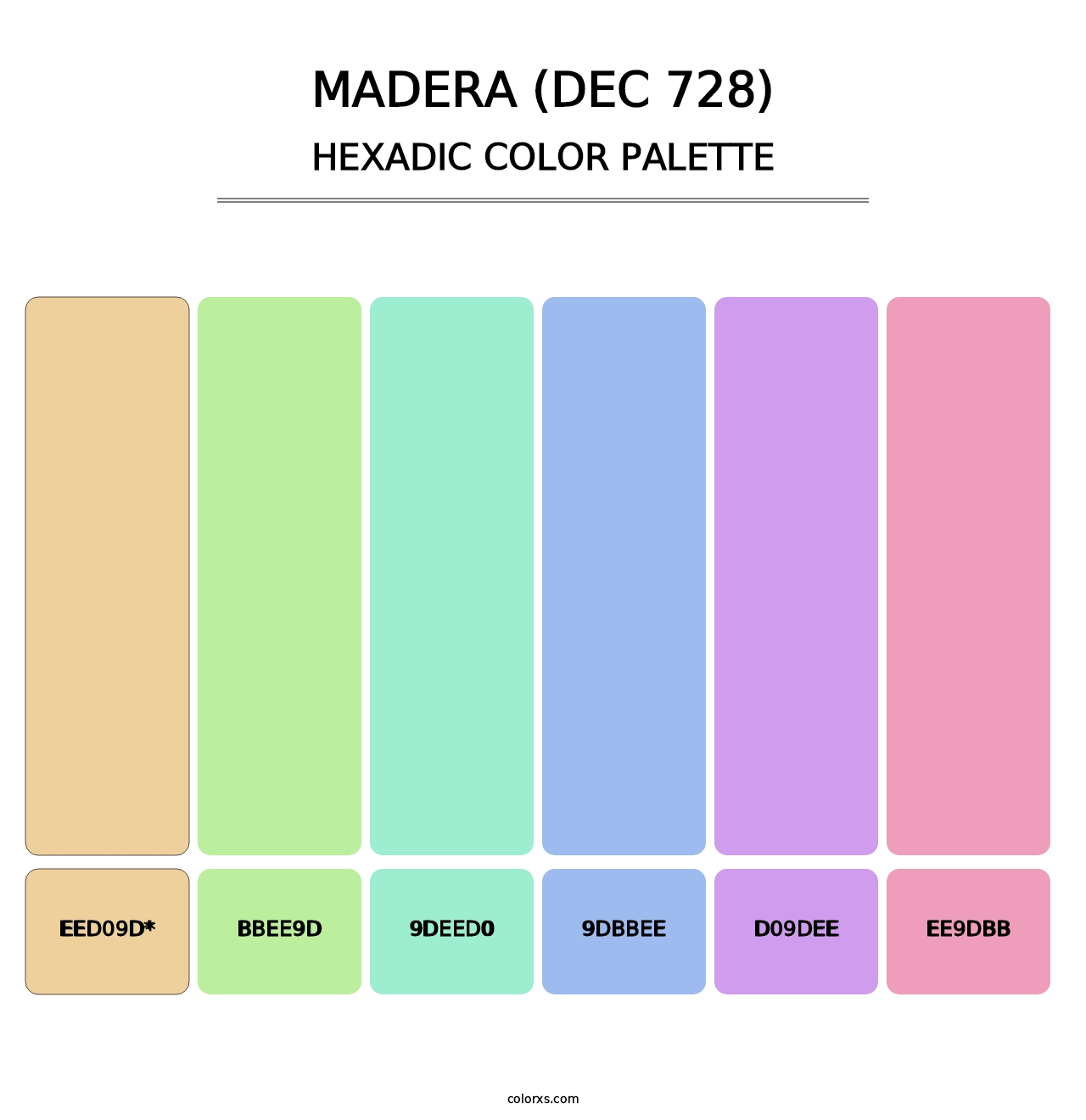 Madera (DEC 728) - Hexadic Color Palette
