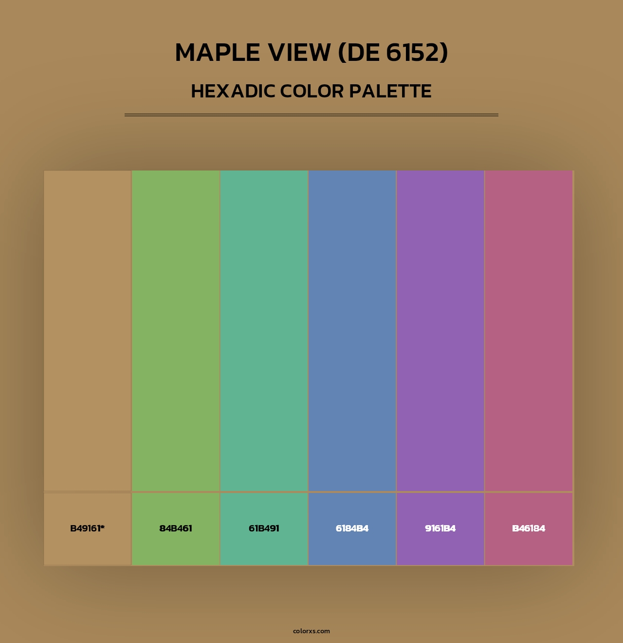 Maple View (DE 6152) - Hexadic Color Palette