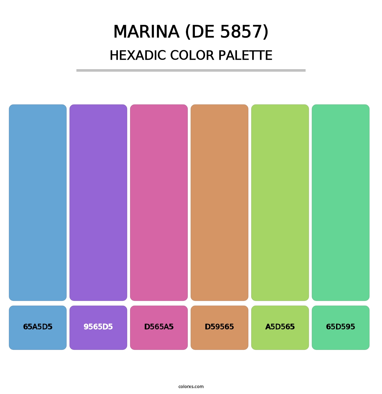 Marina (DE 5857) - Hexadic Color Palette