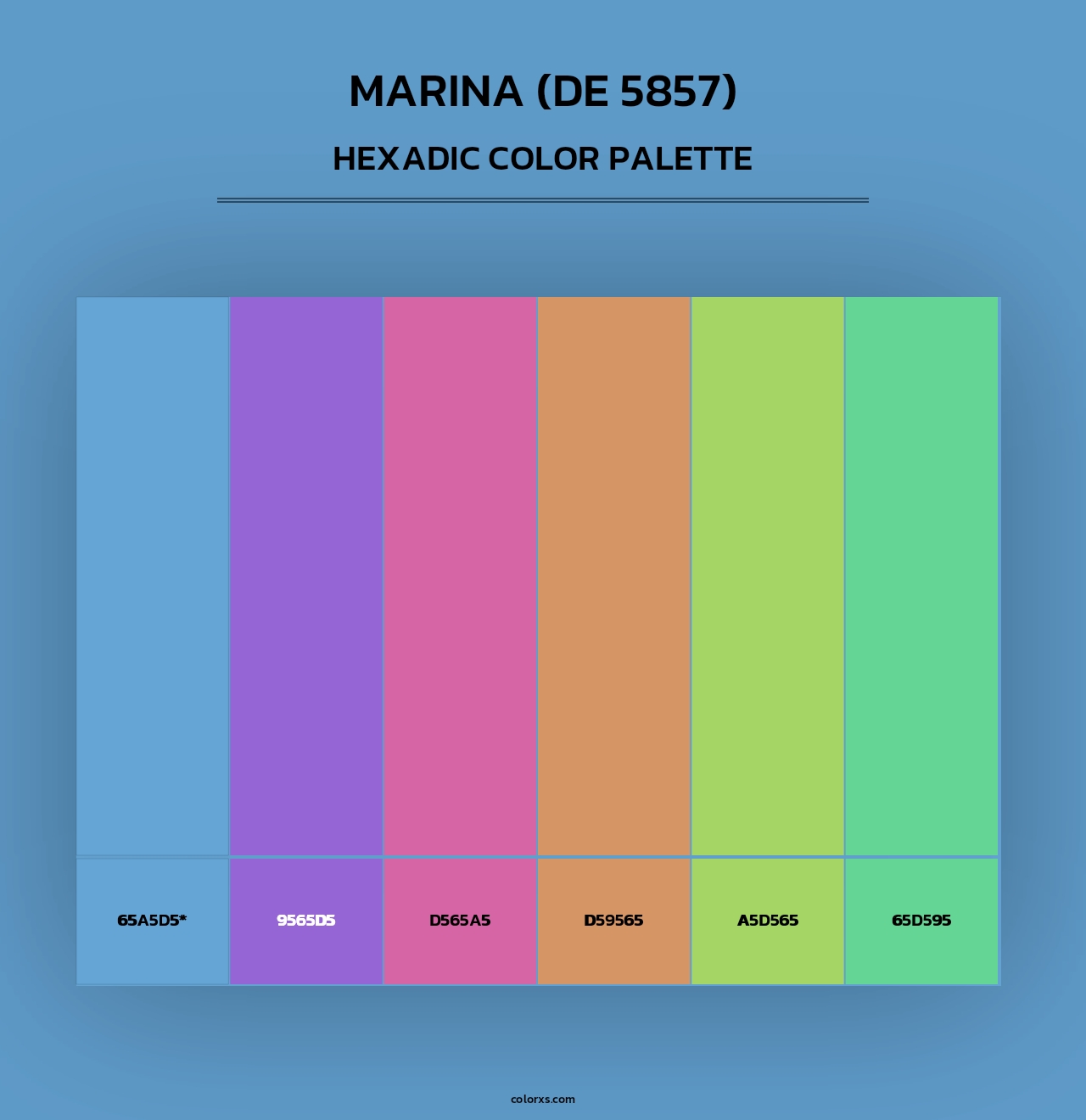 Marina (DE 5857) - Hexadic Color Palette