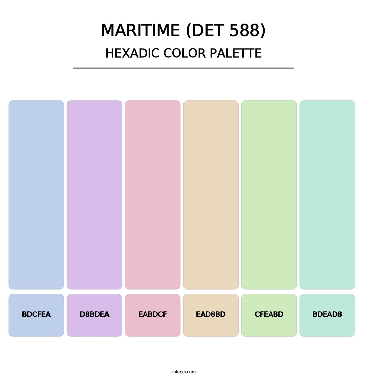 Maritime (DET 588) - Hexadic Color Palette