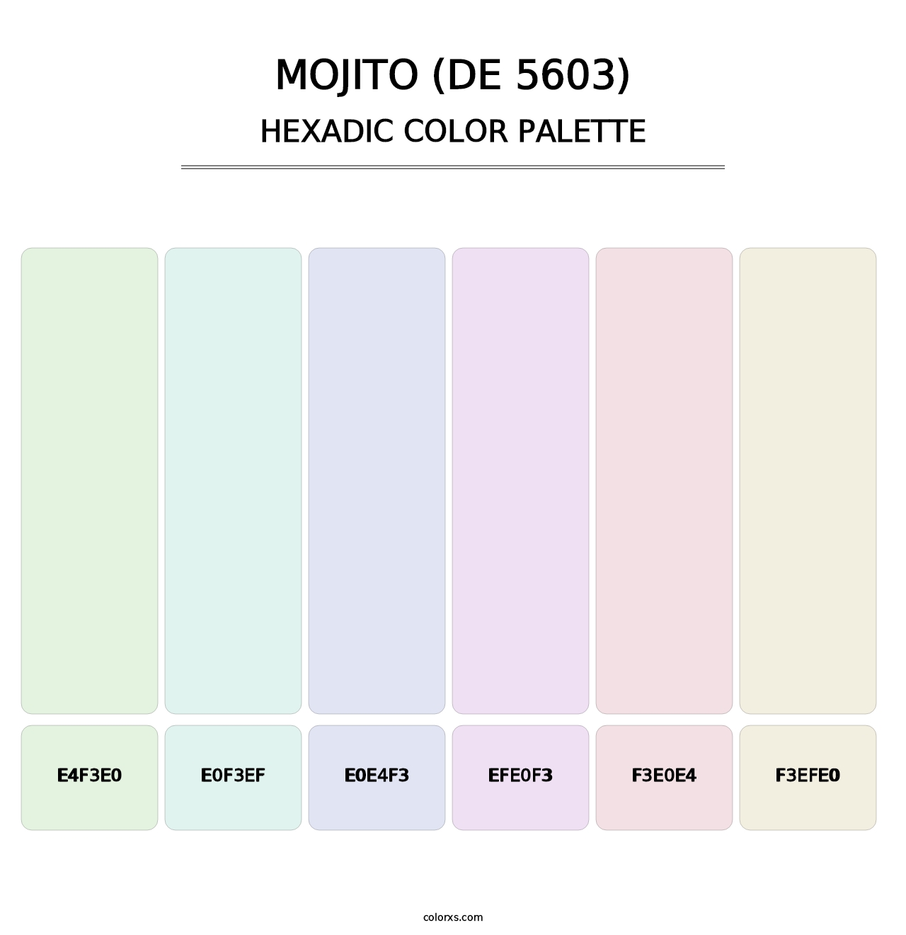 Mojito (DE 5603) - Hexadic Color Palette