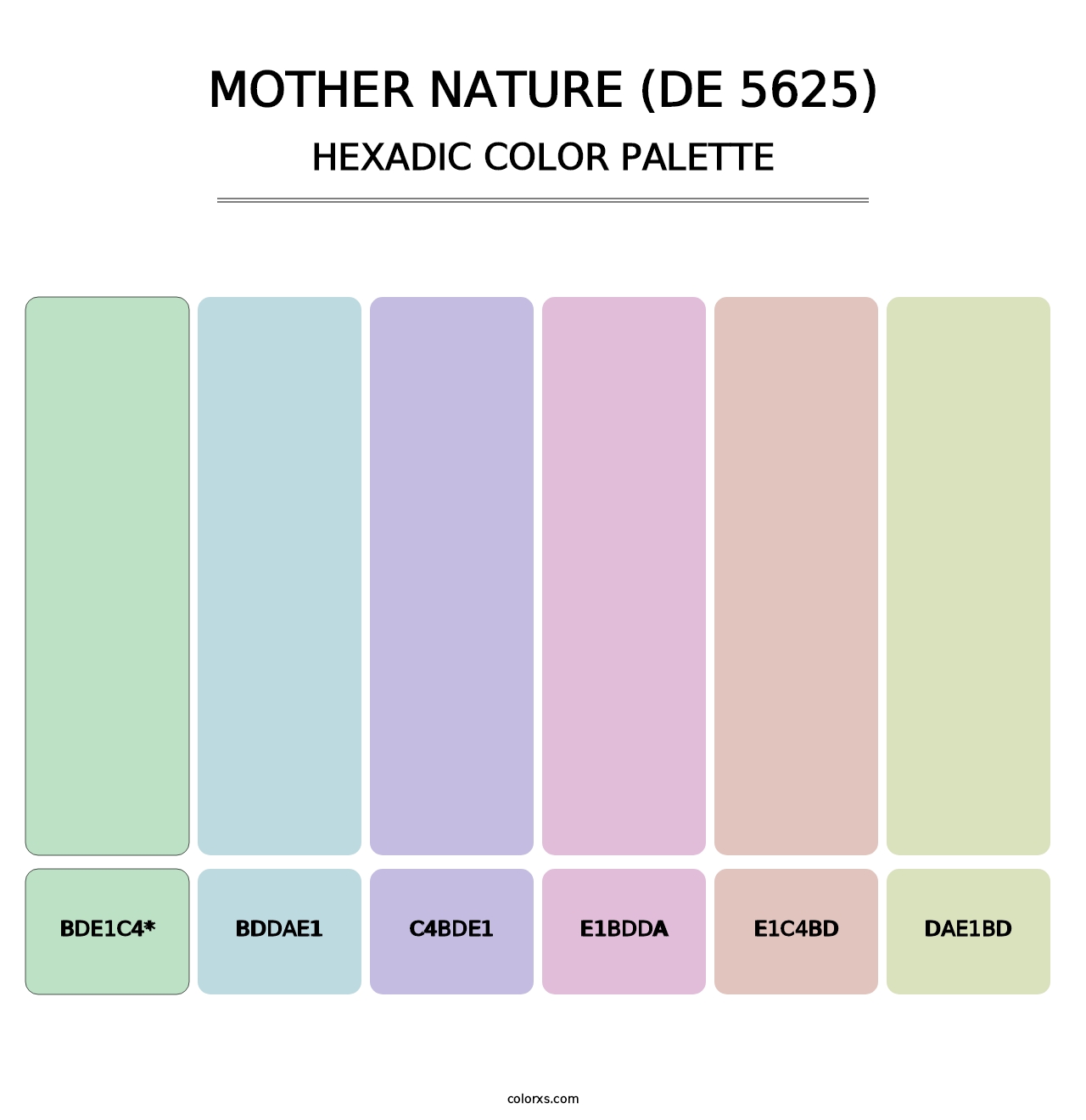 Mother Nature (DE 5625) - Hexadic Color Palette