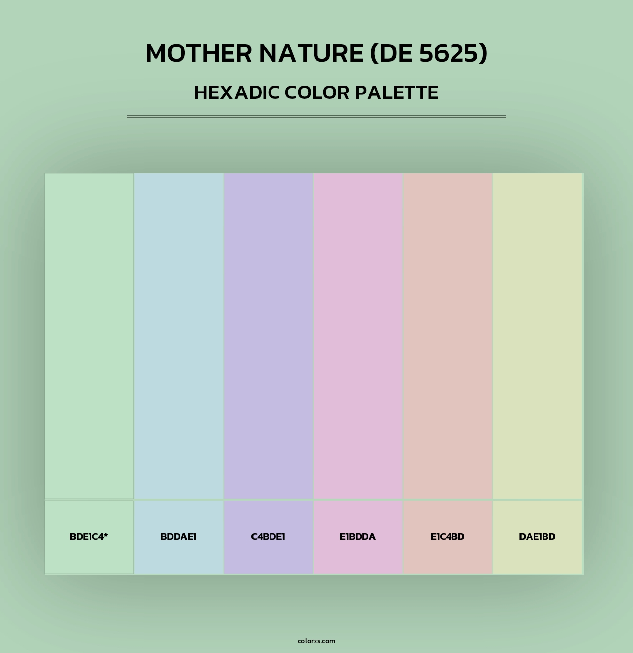 Mother Nature (DE 5625) - Hexadic Color Palette