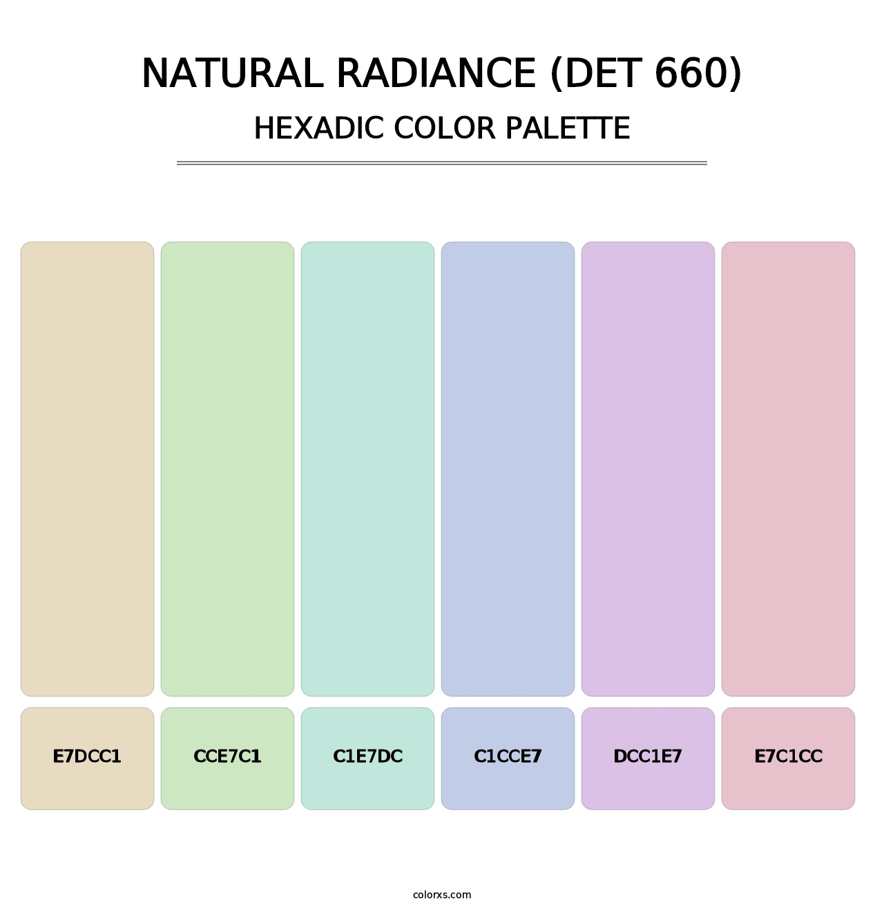 Natural Radiance (DET 660) - Hexadic Color Palette