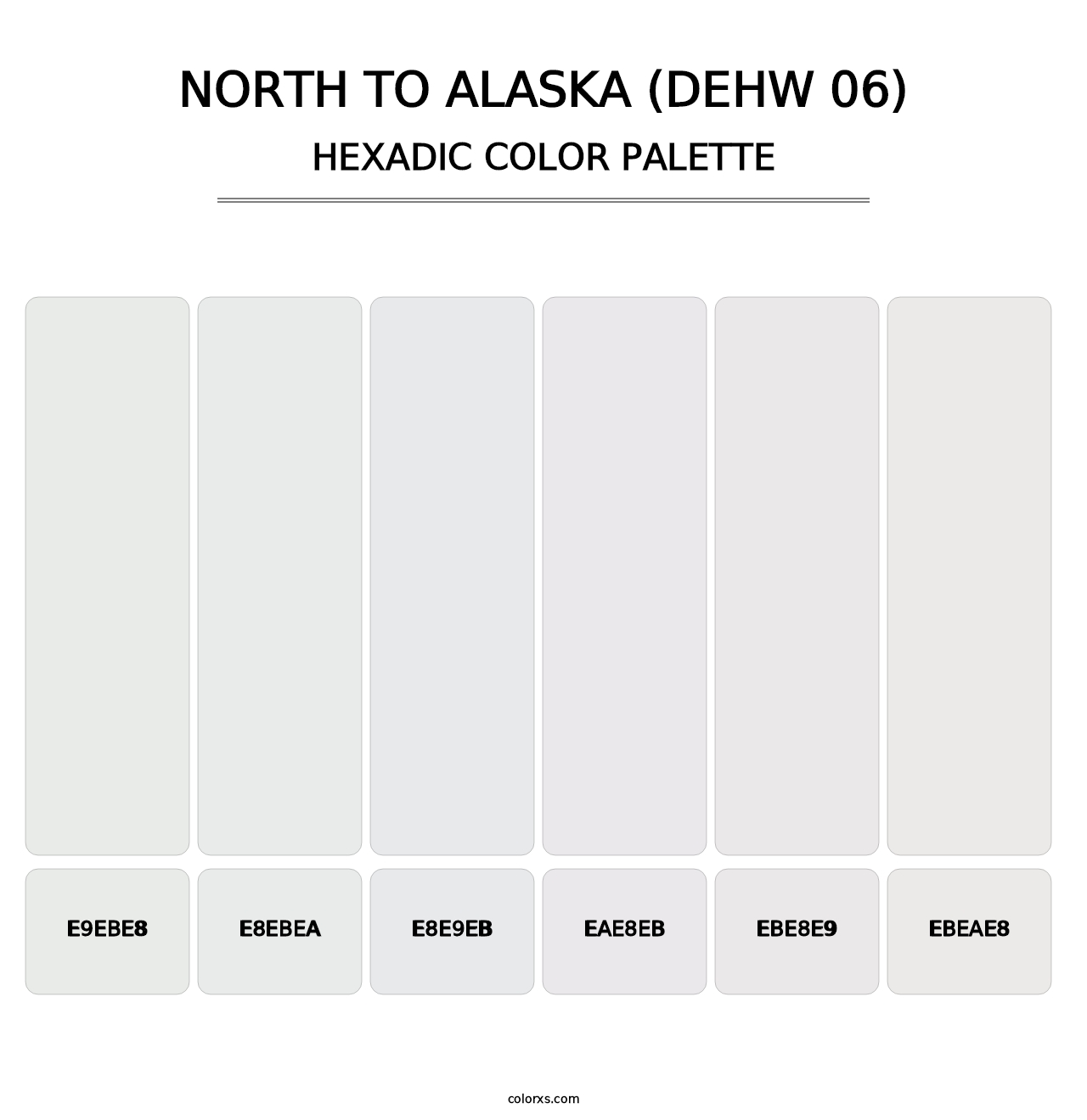 North To Alaska (DEHW 06) - Hexadic Color Palette