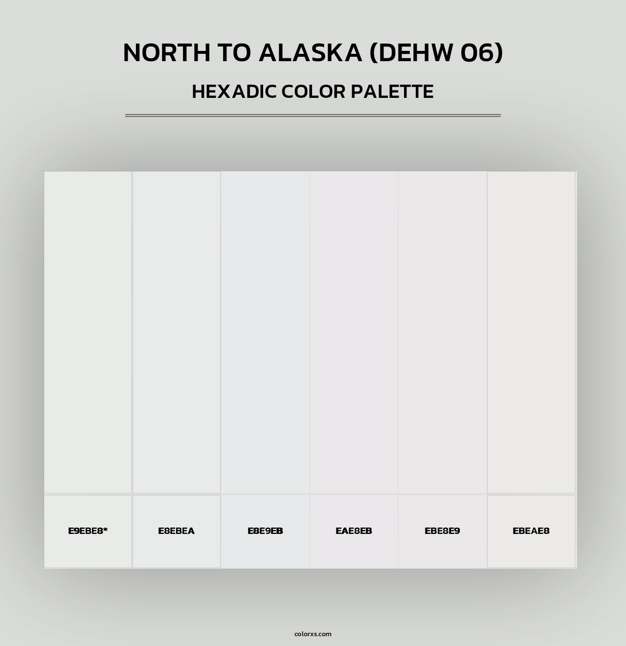 North To Alaska (DEHW 06) - Hexadic Color Palette
