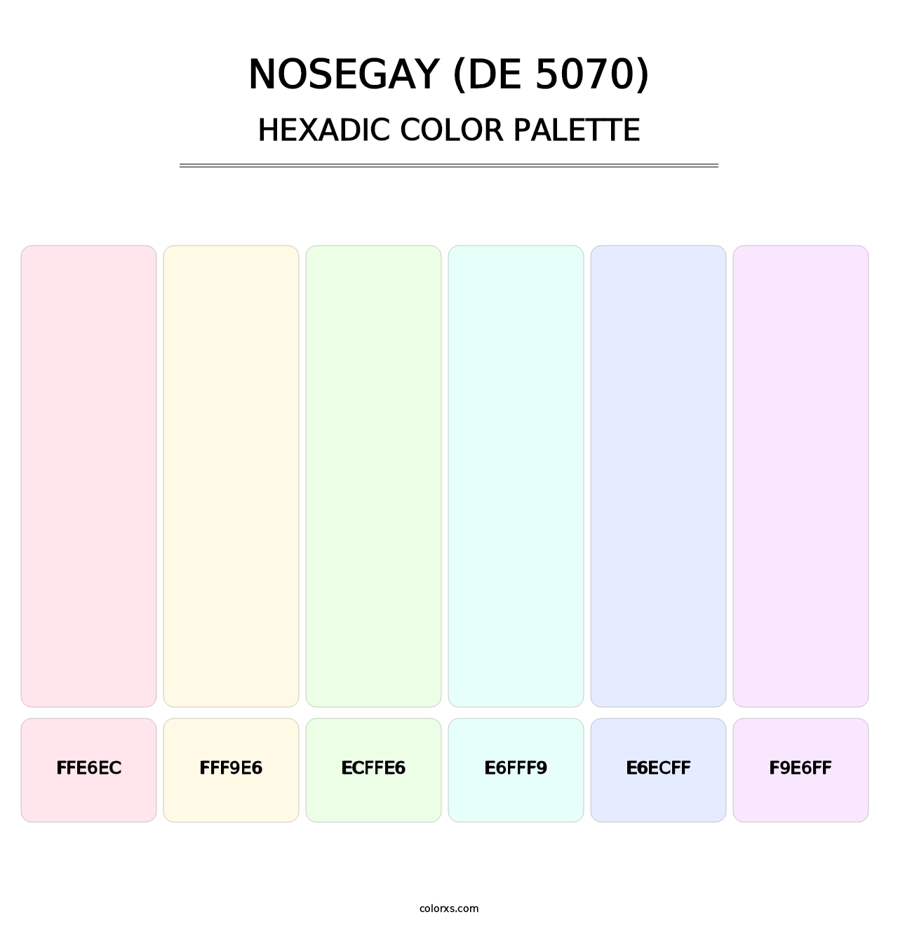 Nosegay (DE 5070) - Hexadic Color Palette