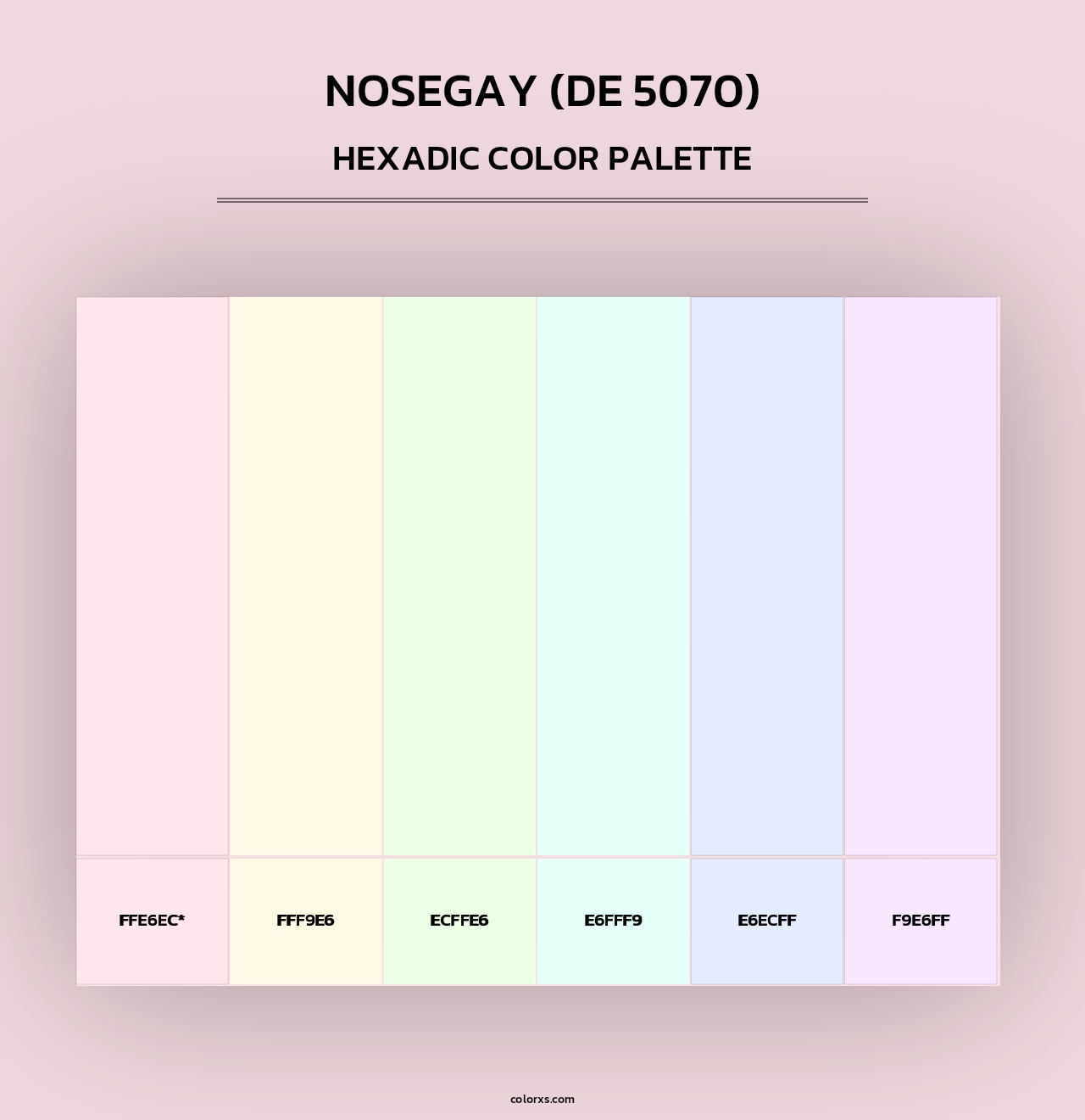 Nosegay (DE 5070) - Hexadic Color Palette