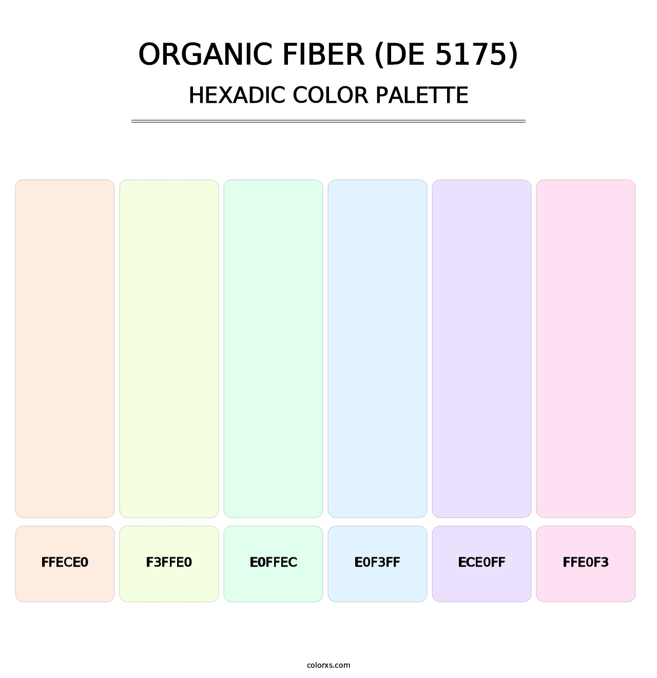 Organic Fiber (DE 5175) - Hexadic Color Palette