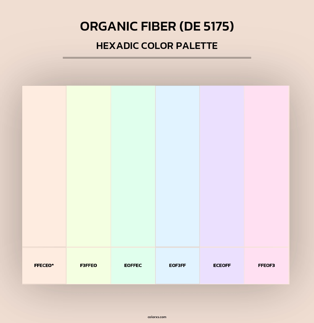 Organic Fiber (DE 5175) - Hexadic Color Palette