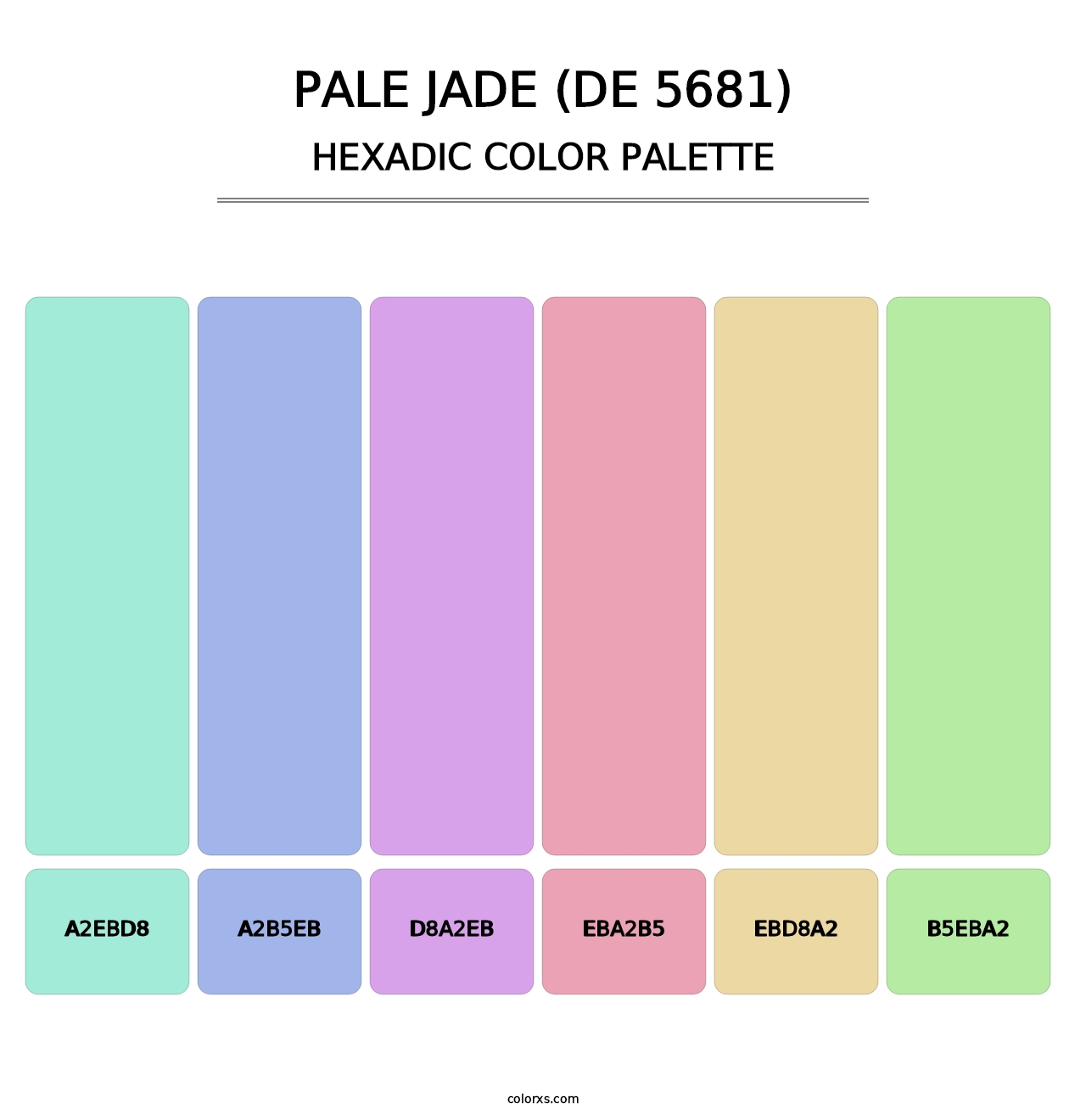 Pale Jade (DE 5681) - Hexadic Color Palette