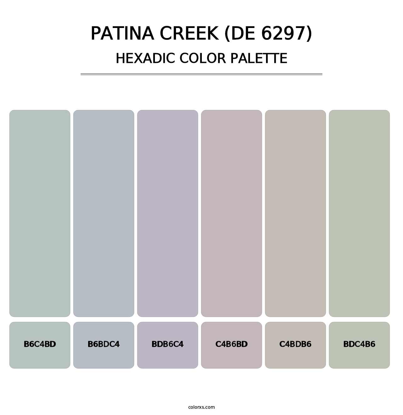 Patina Creek (DE 6297) - Hexadic Color Palette