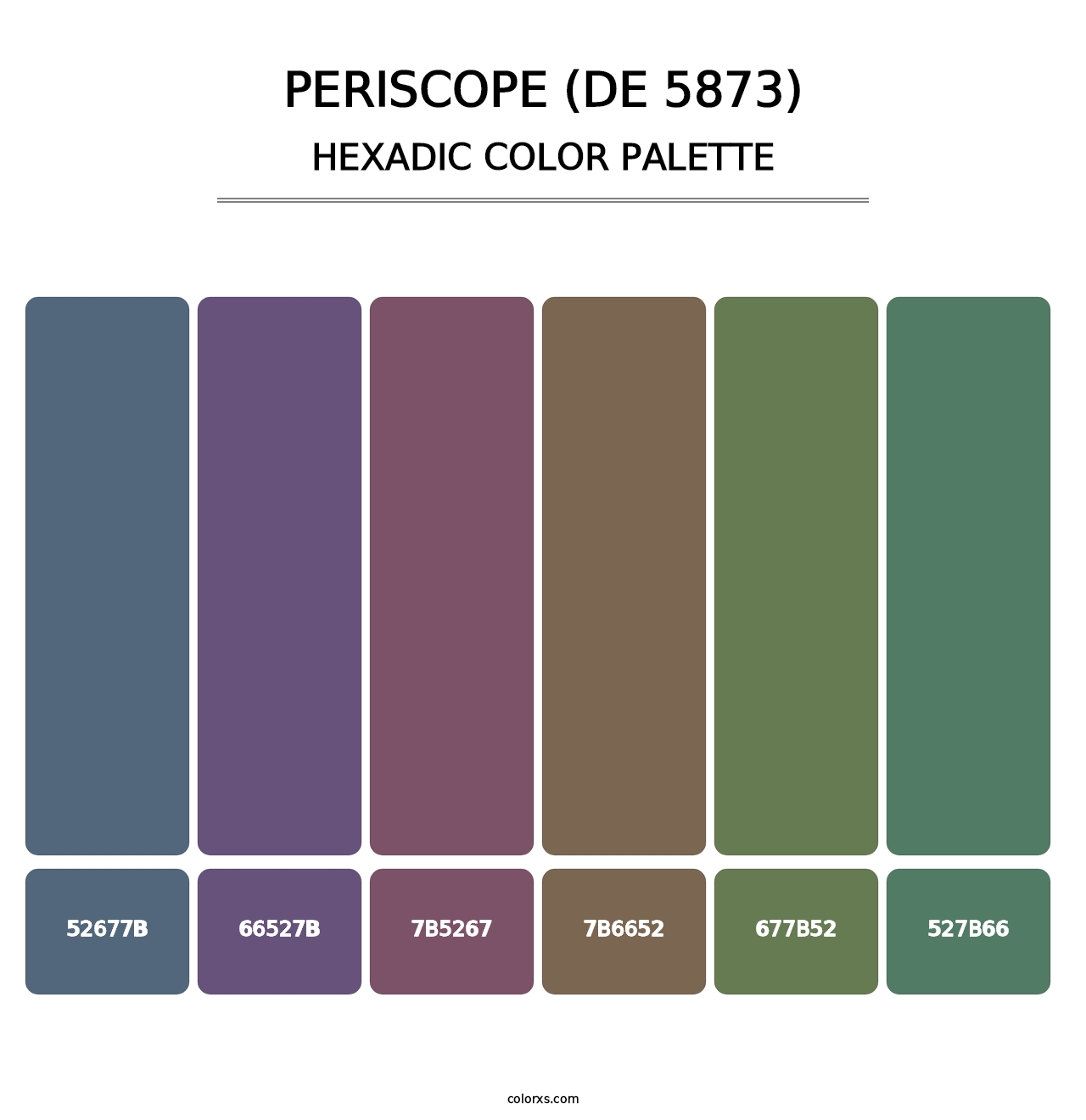 Periscope (DE 5873) - Hexadic Color Palette
