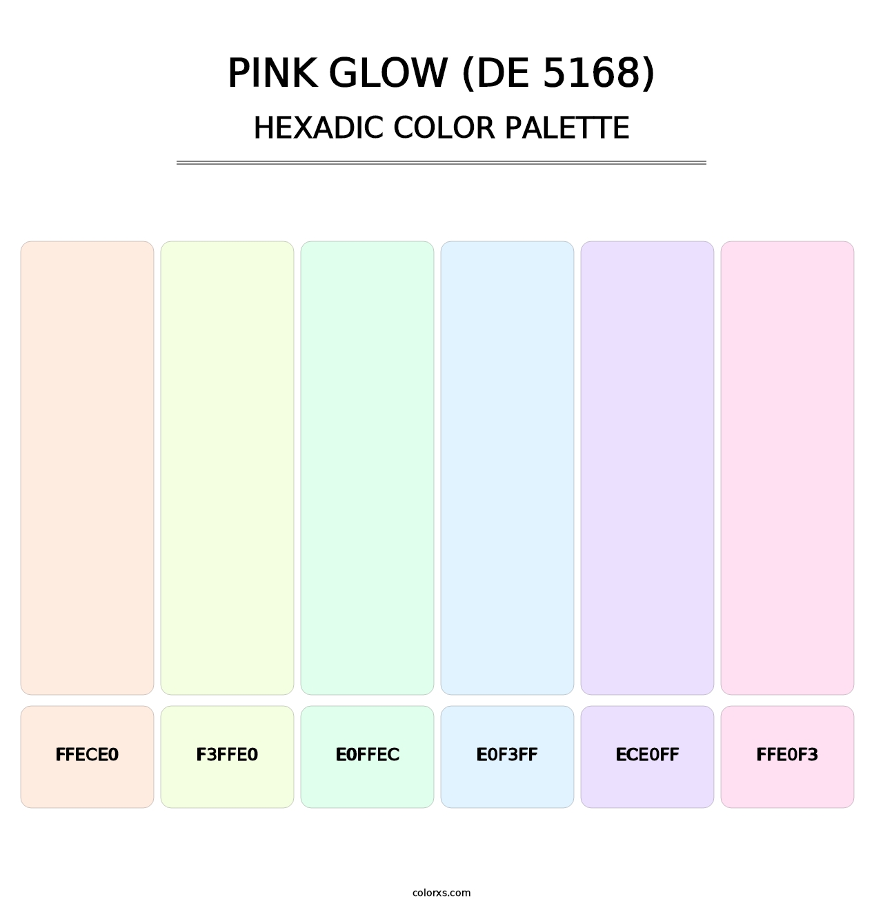 Pink Glow (DE 5168) - Hexadic Color Palette