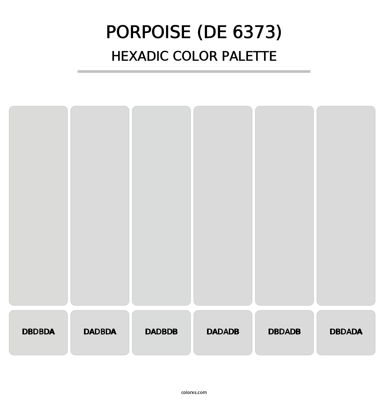 Porpoise (DE 6373) - Hexadic Color Palette