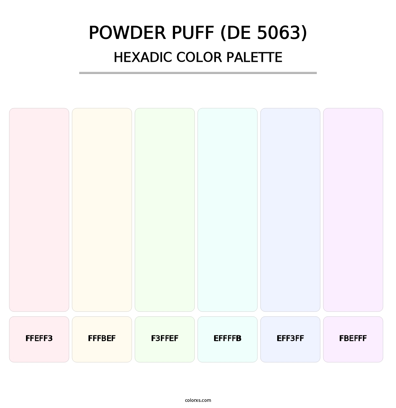 Powder Puff (DE 5063) - Hexadic Color Palette